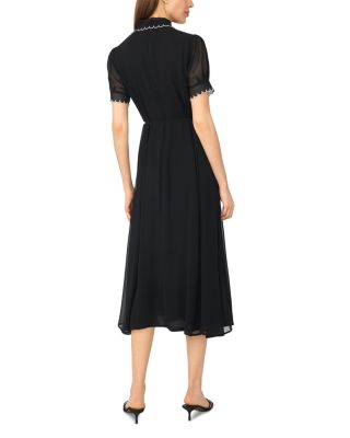 Scallop Edge Midi Shirtdress - thumbnail 2