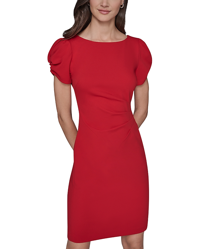 Karl Lagerfeld Paris Ruched Sleeve Sheath Dress · 2