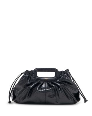 Milpli Pleated Leather Clutch