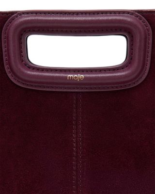 M Fringed Suede Crossbody Bag