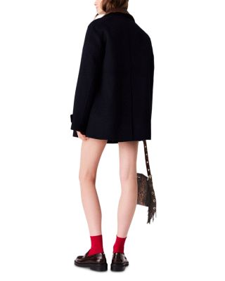 Gedeus Wool Blend Double Faced Car Coat - thumbnail 2