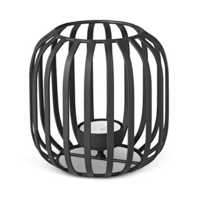 Christmas Chic Hurricane Votive Black Cage