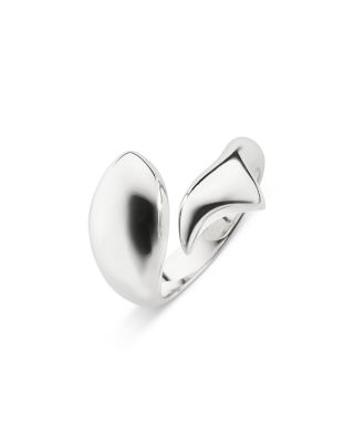 Sterling Silver Perseverance Sculptural Fish Ring