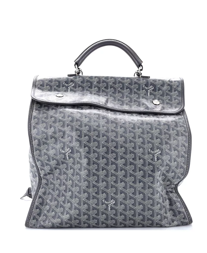 Pre-Owned Goyard Saint Leger Briefcase Backpack Coated Canvas