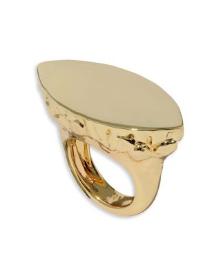 Alexis Bittar Brut Gold Slice Cocktail Ring