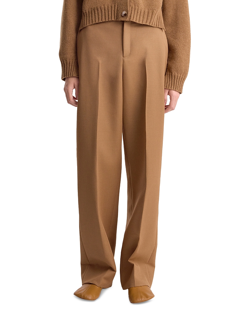 Fforme Aris Wool Tailored Wide Leg Trousers