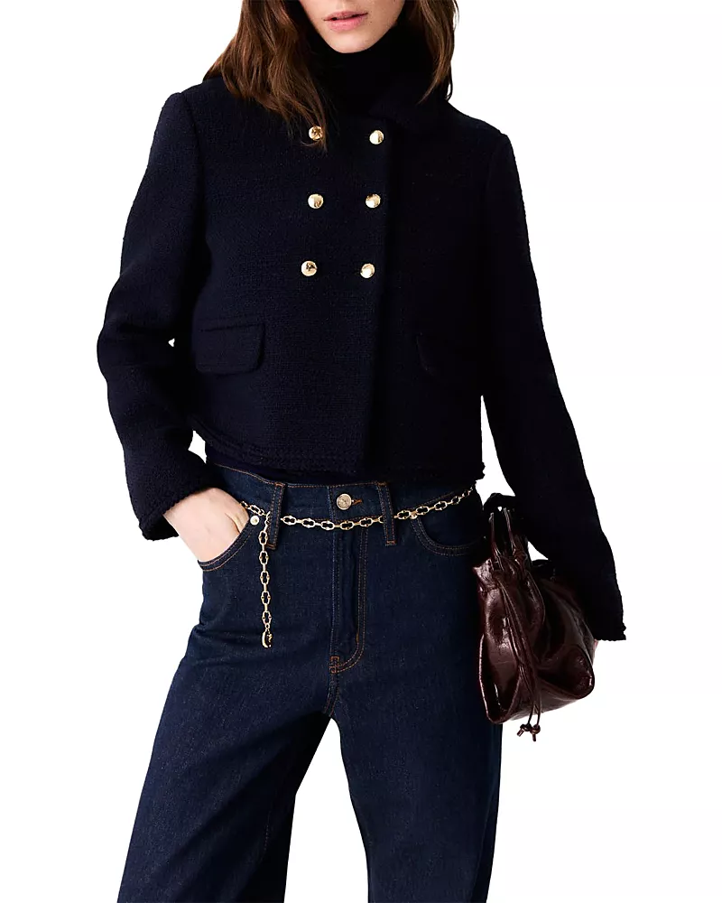 Maje Viponette Tweed Jacket