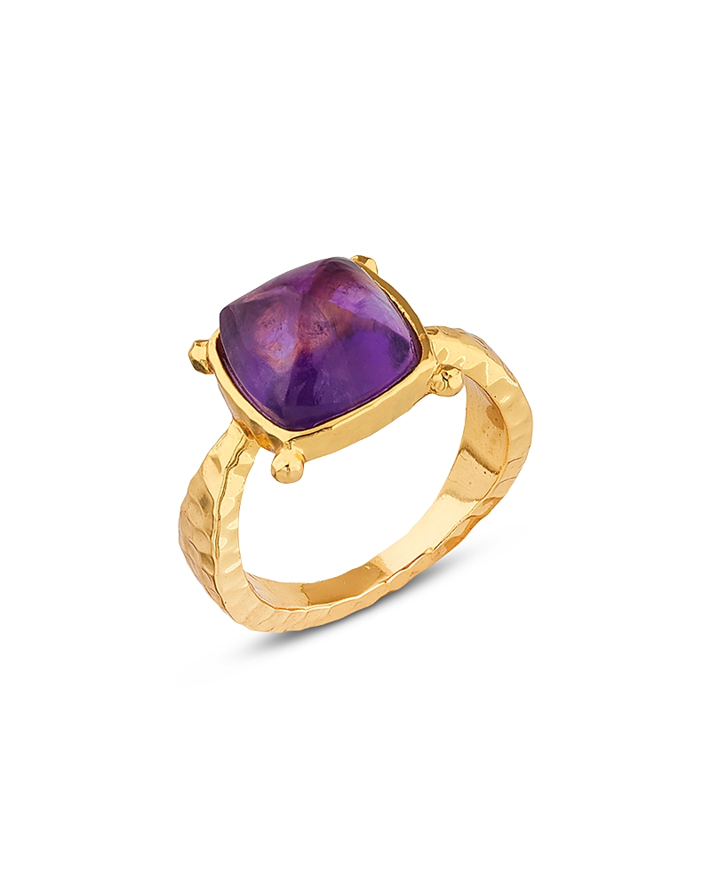 Capucine De Wulf Blue Labradorite Mystic Eye Gem Ring