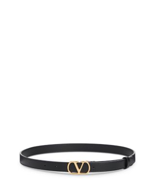 Women's VLogo Leather Belt