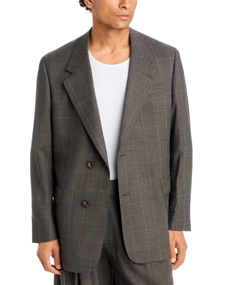 Simone Rocha Relaxed Fit Notch Lapel Jacket in Peat
