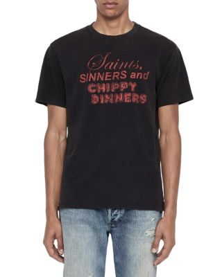 Chippy Dinners Cotton Crewneck T-Shirt