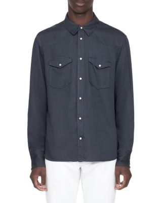 Hanway Western Point Collar Pocket Shirt