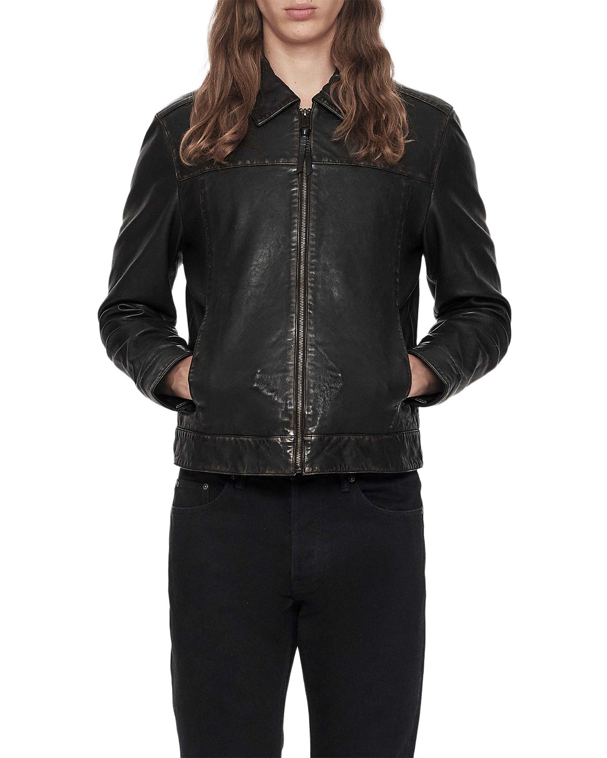 Allsaints Oakland Leather Jacket