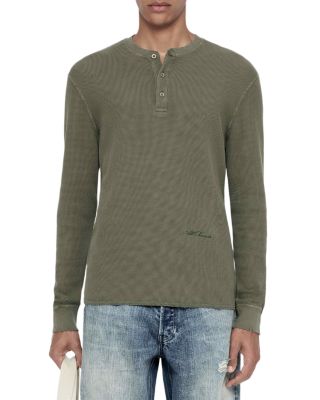Raine Cotton Long Sleeve Henley