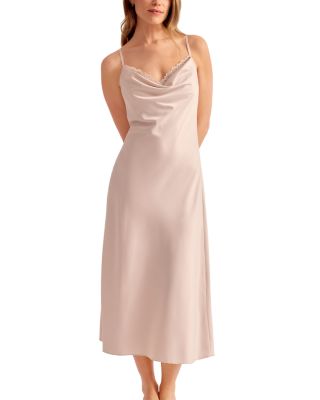 Mirage Lace Bra Cowl Neck Nightgown