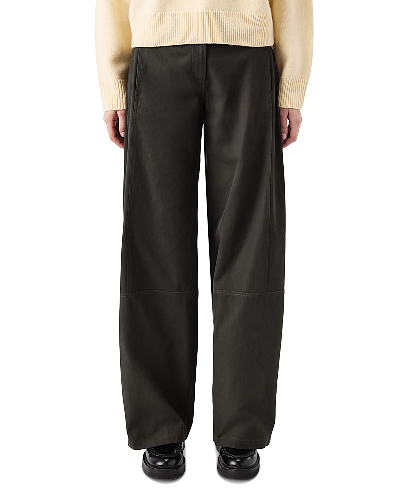 TRESSE Pesfield Cotton Canvas Cutout Trousers