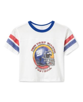  Unisex NFL New York Giants Striped Ringer Tee