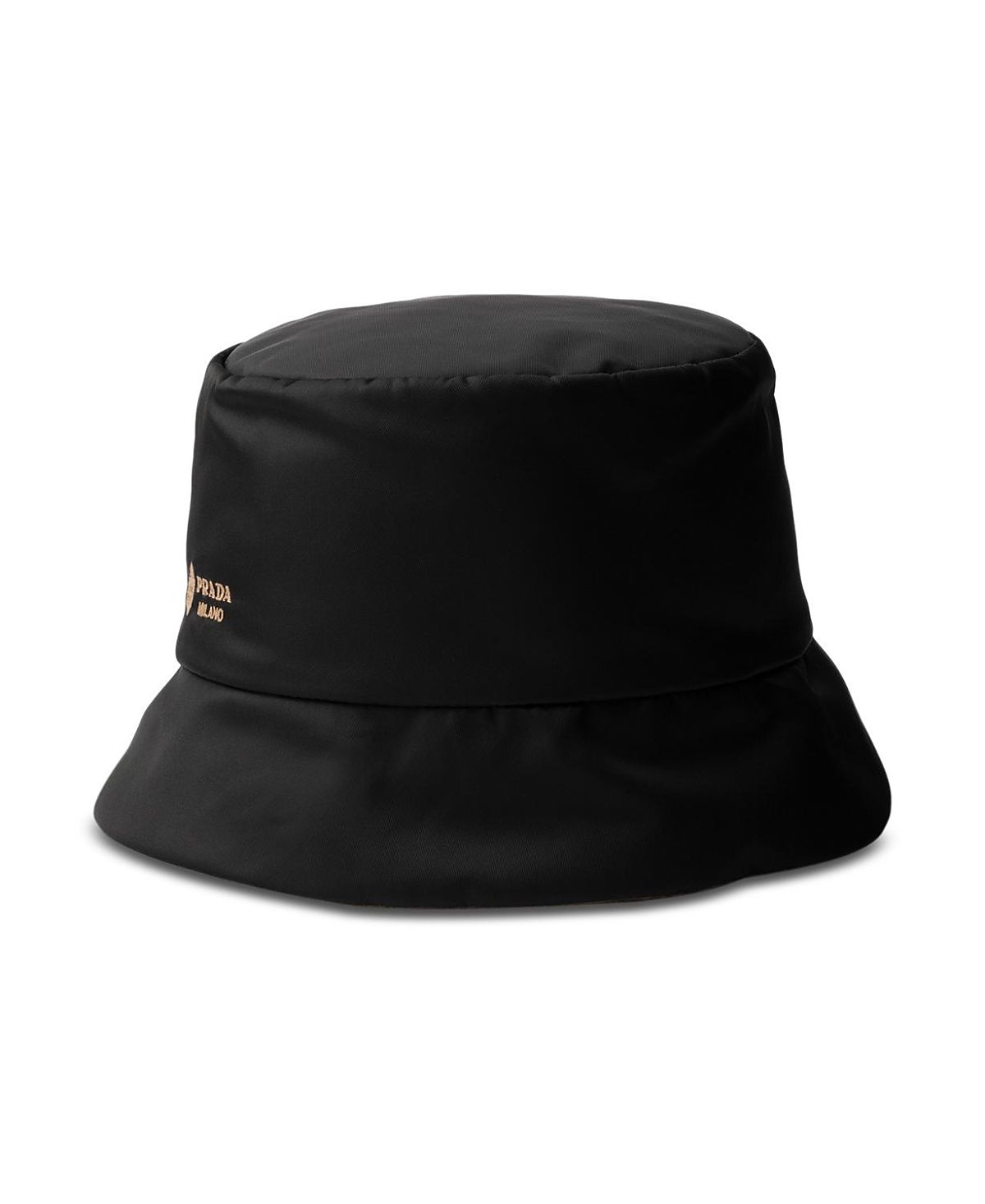 Prada Reversible Re-Nylon and Camel-Hair Bucket Hat