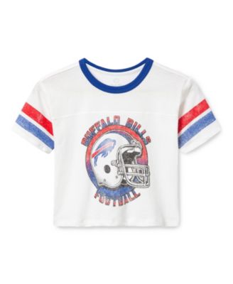  Unisex NFL Buffalo Bills Striped Ringer Tee