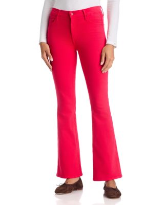 The Weekender Low Rise Flare Jeans in Virtual Pink - Exclusive