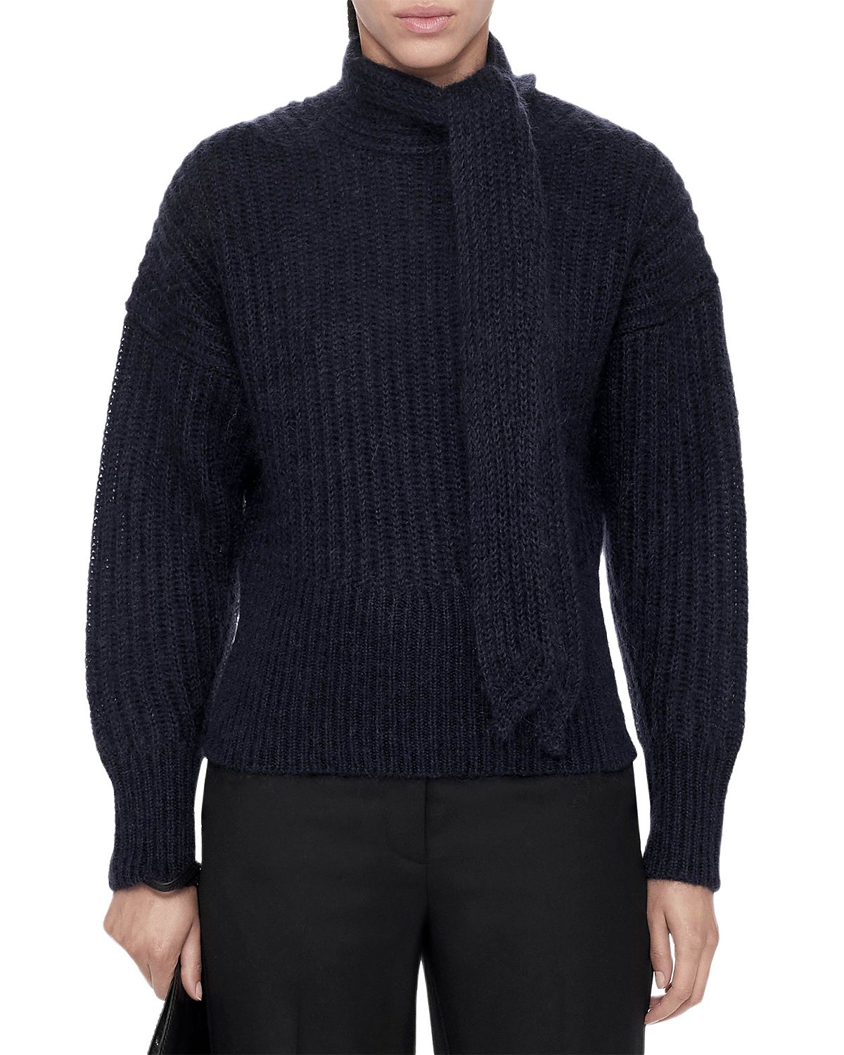 Allsaints Etty Tie Neck Sweater