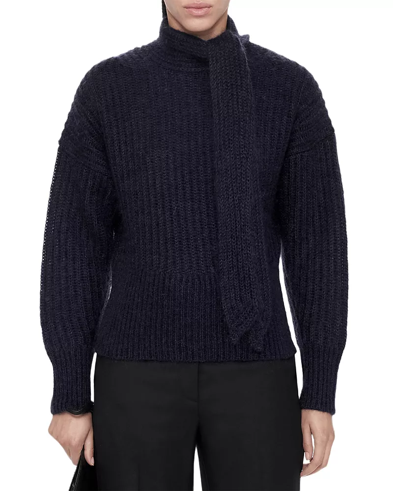 Allsaints Etty Tie Neck Sweater