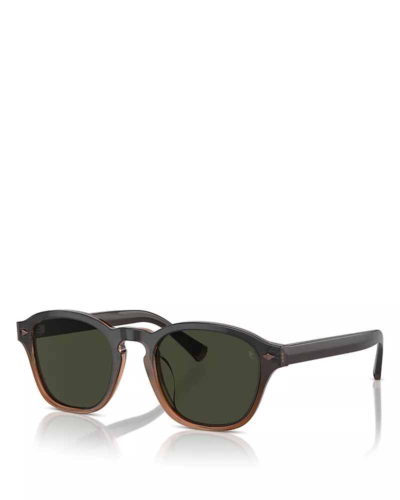 Brunello Cucinelli Pattern Product Square Sunglasses, 50mm