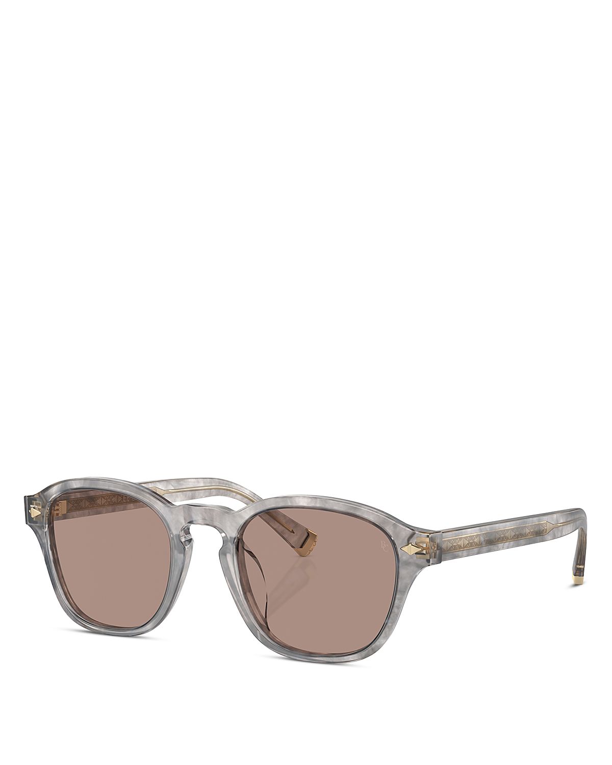 Brunello Cucinelli Pattern Product Square Sunglasses, 50mm