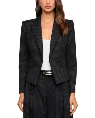 Misa Cropped Single Breasted Blazer