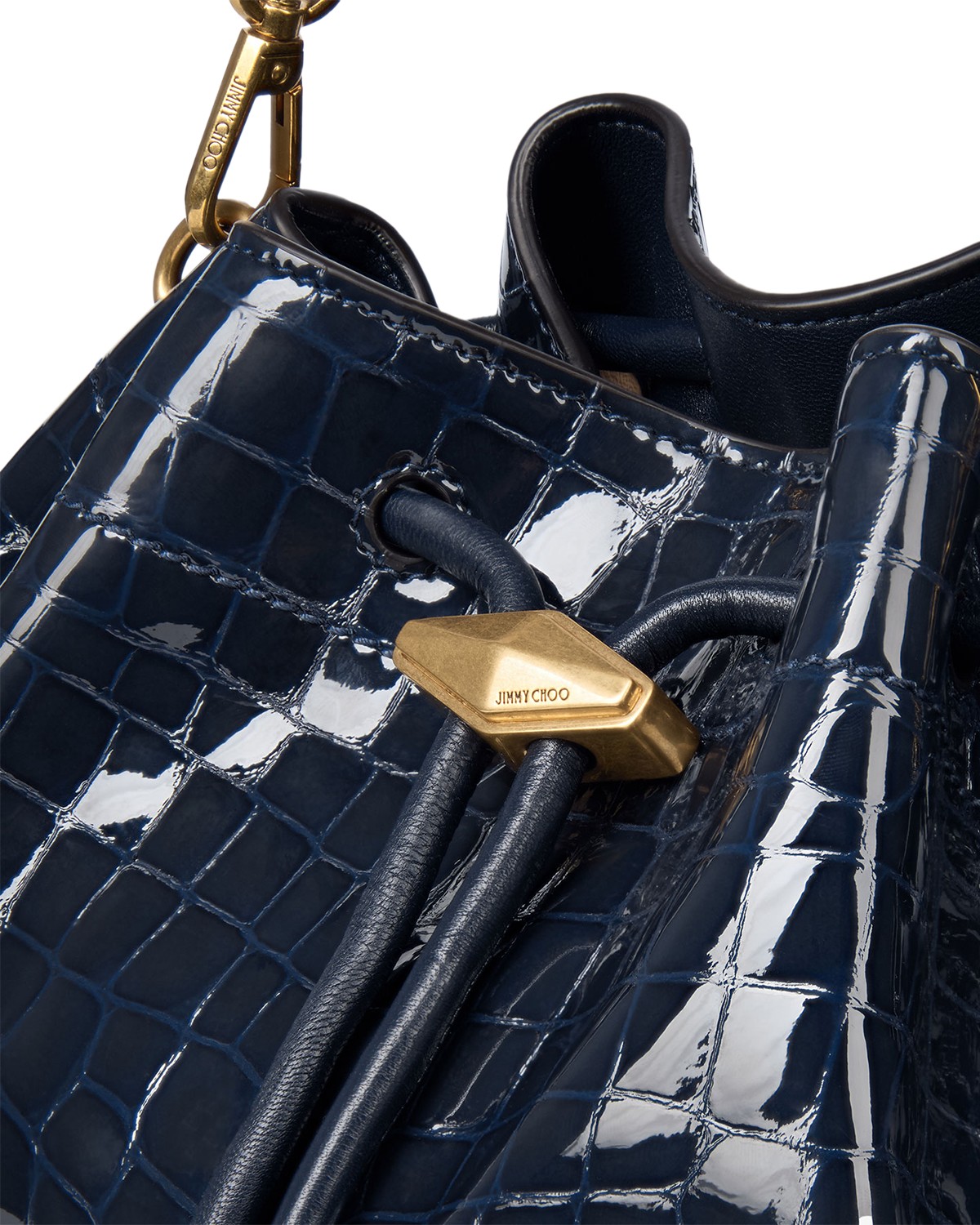 Cinch M Shiny Embossed Leather Shoulder Bag
