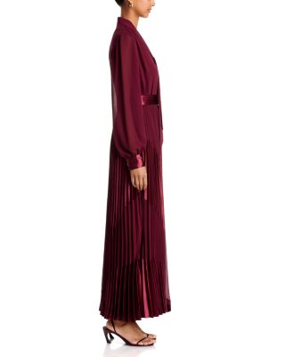 The Carrie Belted Pleat Dress