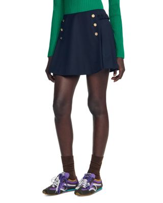Alta Buttoned Pleated Skort