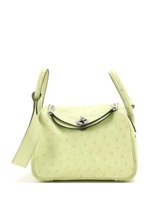 Mini Lindy Ostrich Bag