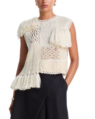 Quinn Silk Mixed Knit Top