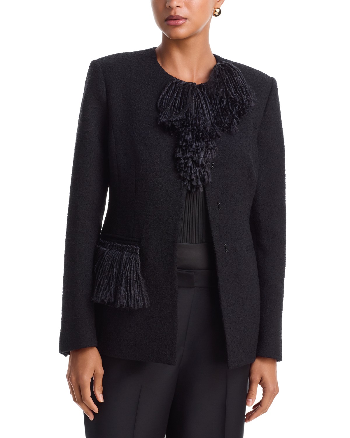 Heirlome Matilde Wool Blend Jacket in Black
