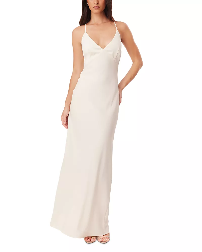 Sndys Isadora V Neck Maxi Dress