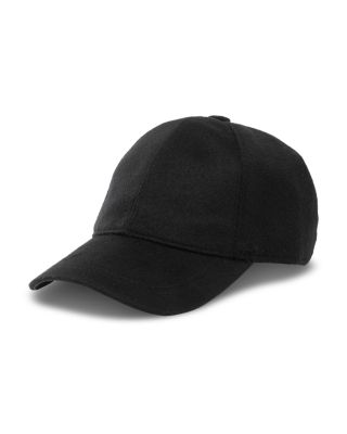 Vince Cashmere Baseball Hat In Black