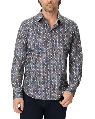Missing Links Long Sleeve Cotton Stretch Shirt
