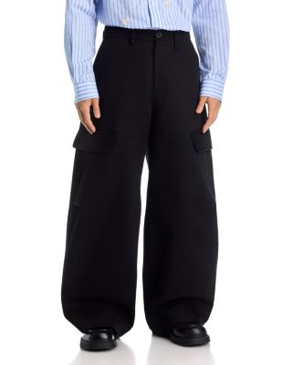 Cotton Cargo Balloon Panel Trousers