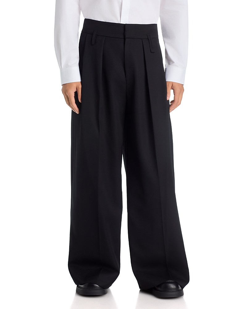 Simone Rocha Relaxed Wide Leg Pleated Pants