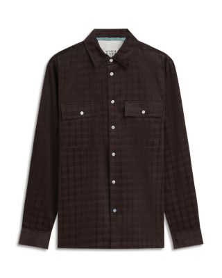 Corduroy Checked Relaxed Fit Shirt