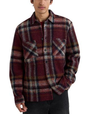 Whiting Wool Blend Check Overshirt
