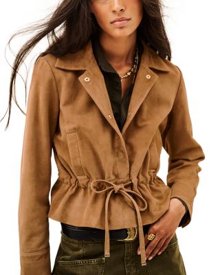 Manita Suede Drawstring Jacket