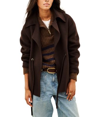 Kam Wool Blend Double Faced Coat