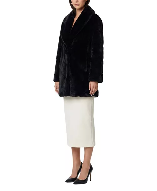 Faux Fur Mink Stroller Coat