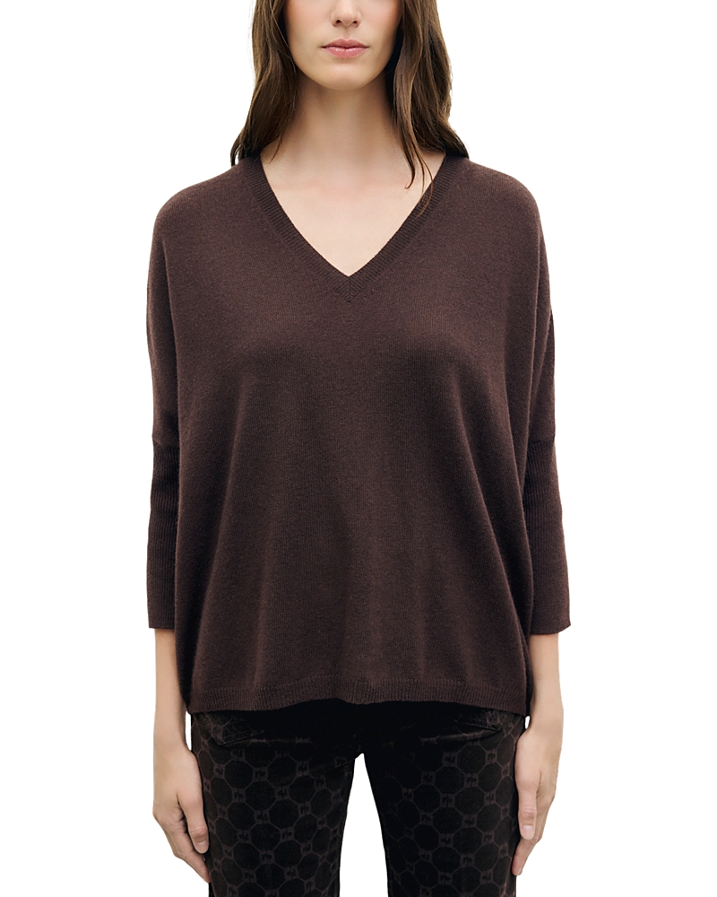 Gerard Darel Resa Cashmere V Neck Sweater · OS