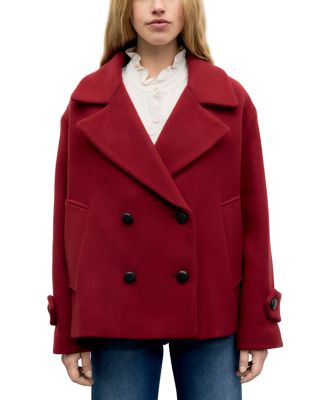 Alla Wool Blend Oversized Collar Coat