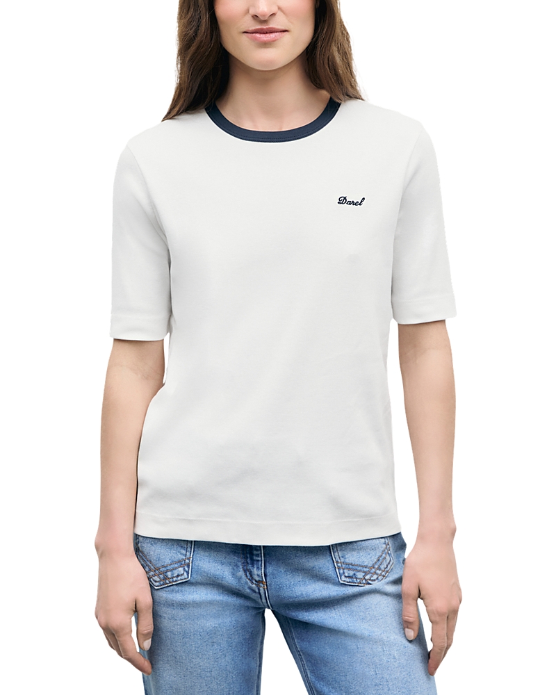 Gerard Darel Bess Cotton Short Sleeve Tee