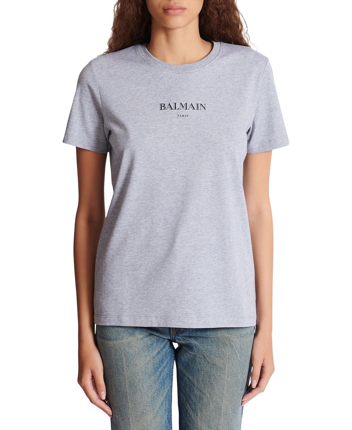 Balmain T-Shirt with Balmain Print