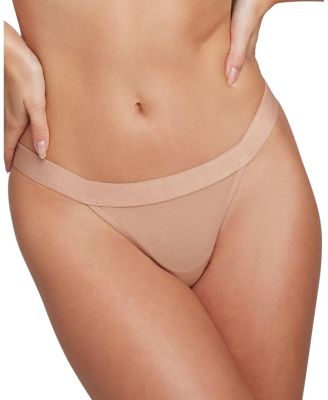 Negative Sieve Thong In Buff